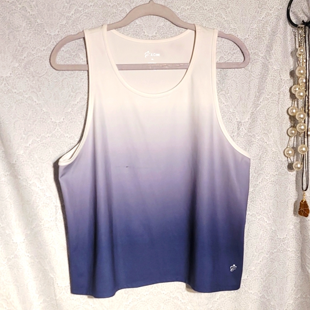 A Core Purple Fade Workout Tank